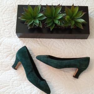 Vintage Suede heels sz7.5
